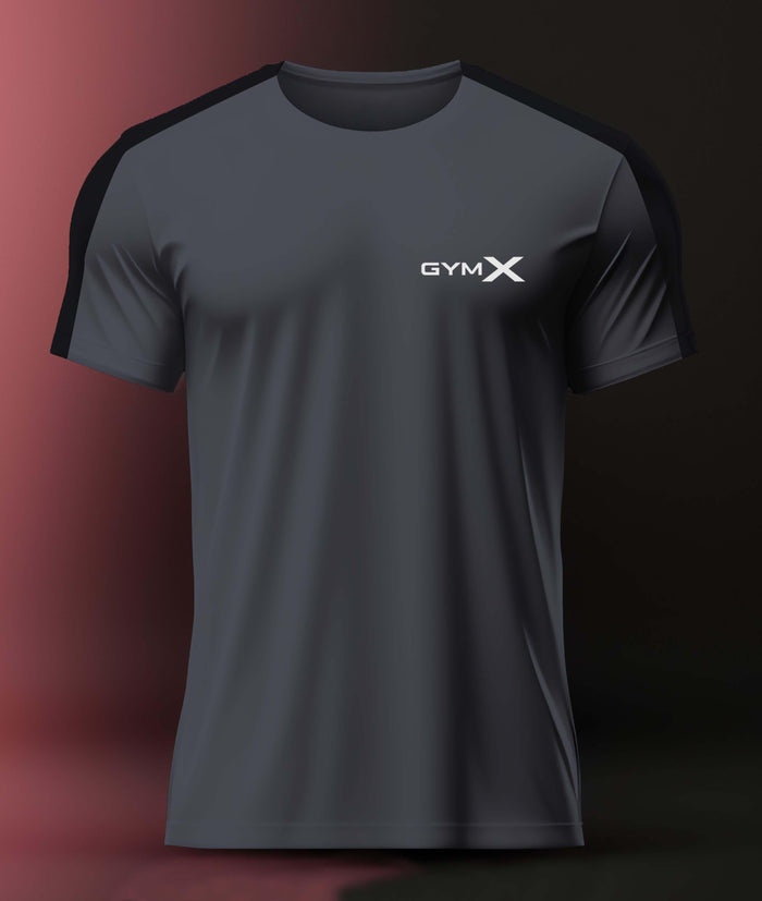 Iron Grey GymX Panel Tee - GymX