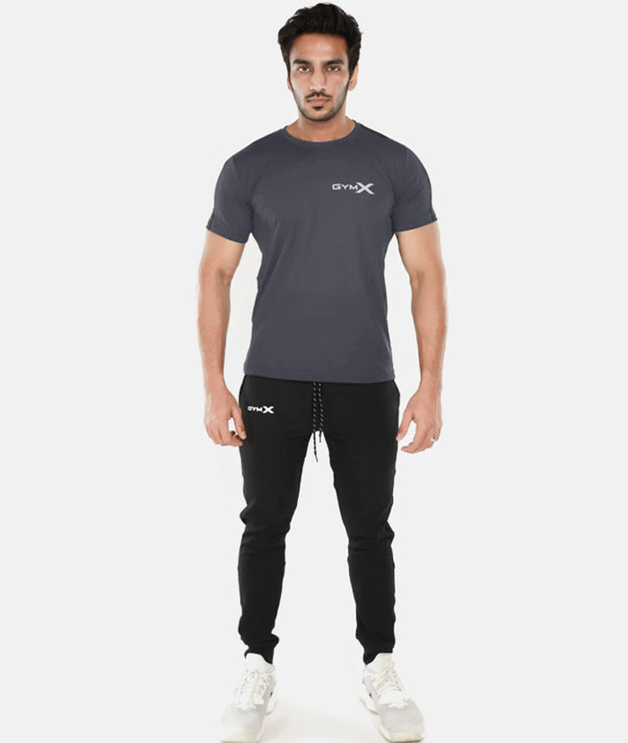 Iron Grey GymX Panel Tee - GymX