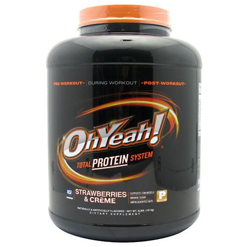 ISS OhYeah! Protein Powder - Strawberries & Creme - 4 lb - 788434110495