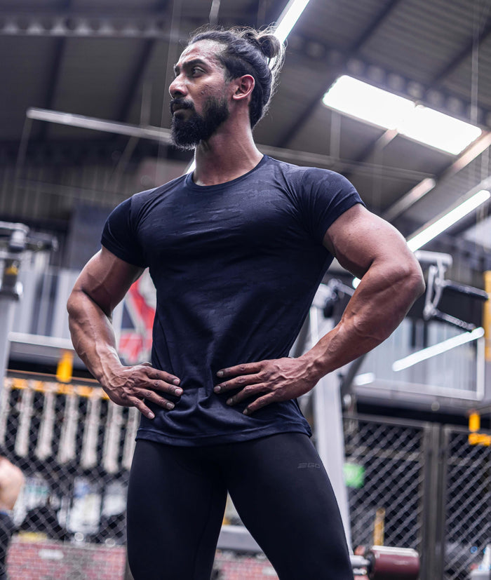 Jacquard Blue Camo GymX Tshirt - Sale - GymX