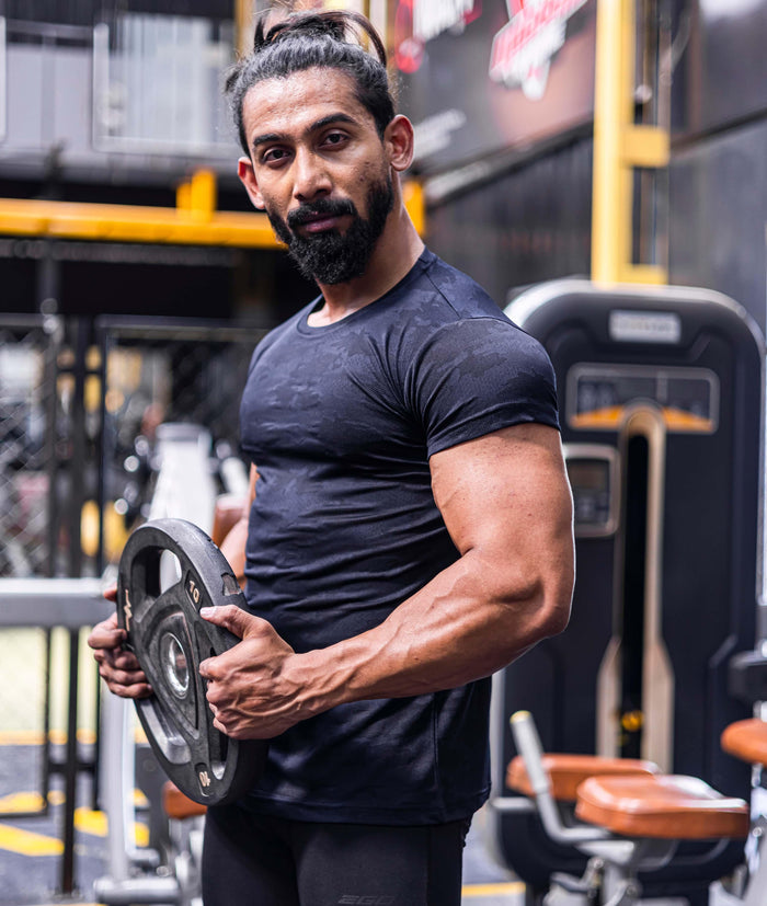 Jacquard Blue Camo GymX Tshirt - Sale - GymX