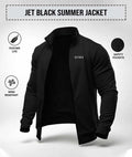 Jet Black Summer Jacket - Aero Series