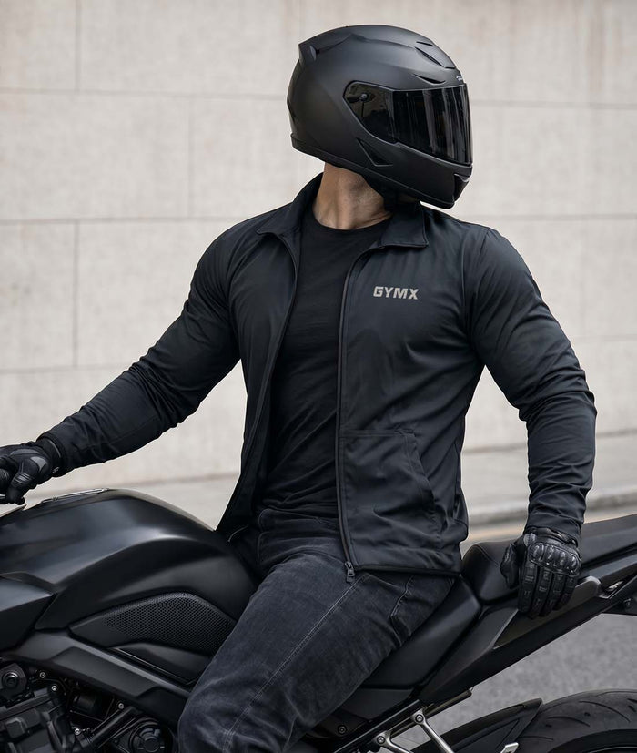 Jet Black Summer Jacket - Aero Series