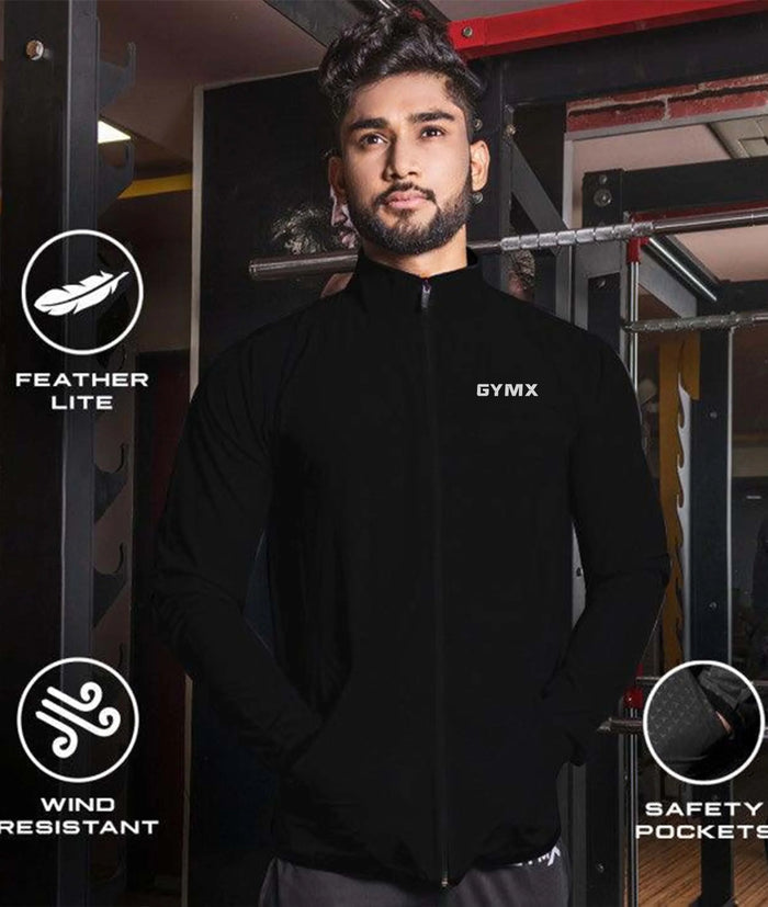 Jet Black Summer Jacket - Aero Series