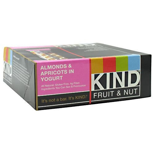 Kind Snacks Kind Fruit & Nut - Almonds & Apricots in Yogurt - 12 Bars - 602652171239