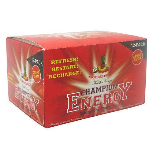Kiosk Kings Champion Energy - Tropical Punch - 12 Bottles - 793573201768