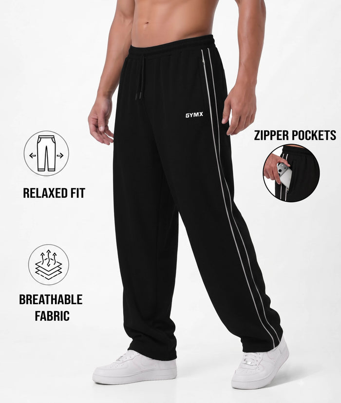 Korean Oversized Pro Joggers- Black Knight