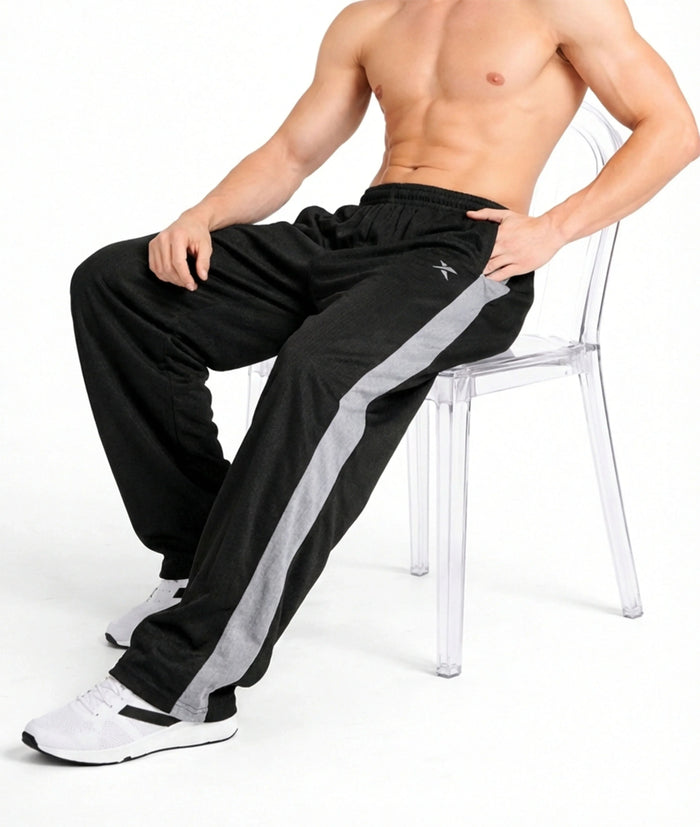 Korean Relaxed Fit GymX Joggers – Black