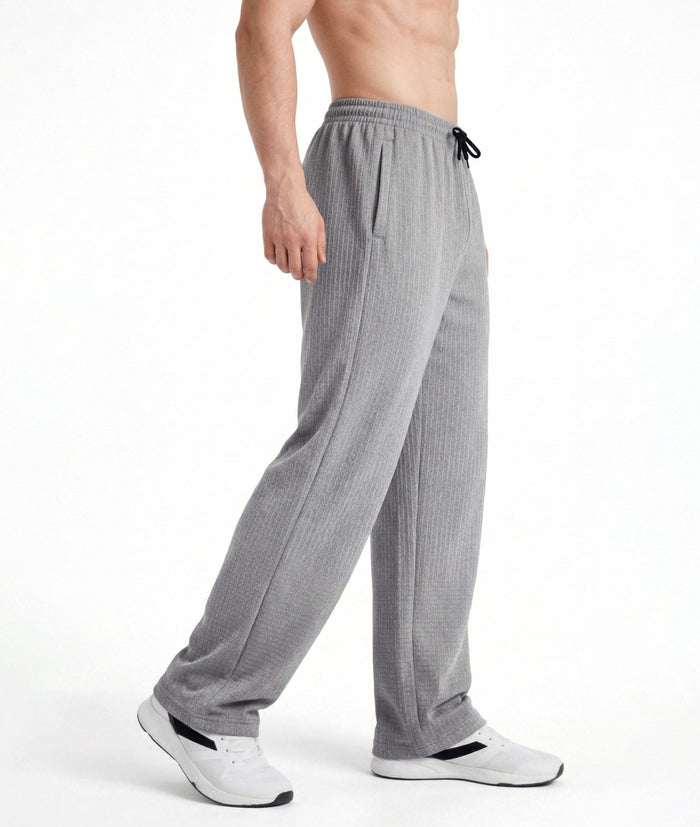 Korean Relaxed Fit GymX Joggers – Urban Grey