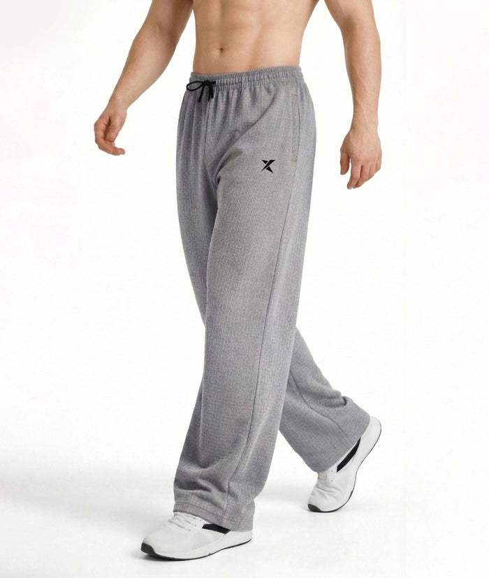 Korean Relaxed Fit GymX Joggers – Urban Grey