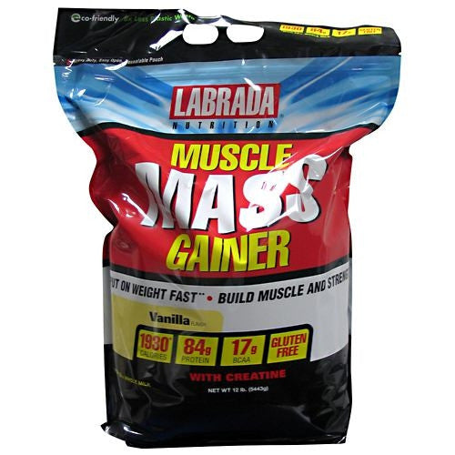 Labrada Nutrition Muscle Mass Gainer - Vanilla - 12 lb - 710779570016