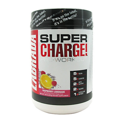 Labrada Nutrition Super Charge 5.0 - Raspberry Lemonade - 25 Servings - 710779444997