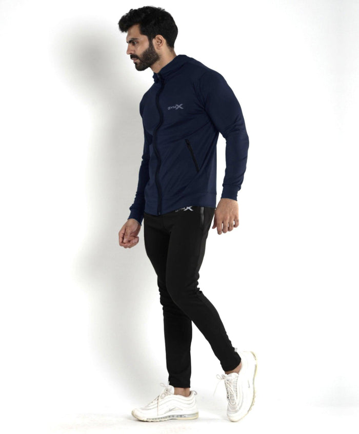Lancer Muscle Fit Hoodie- Splendid Blue- Sale - GymX