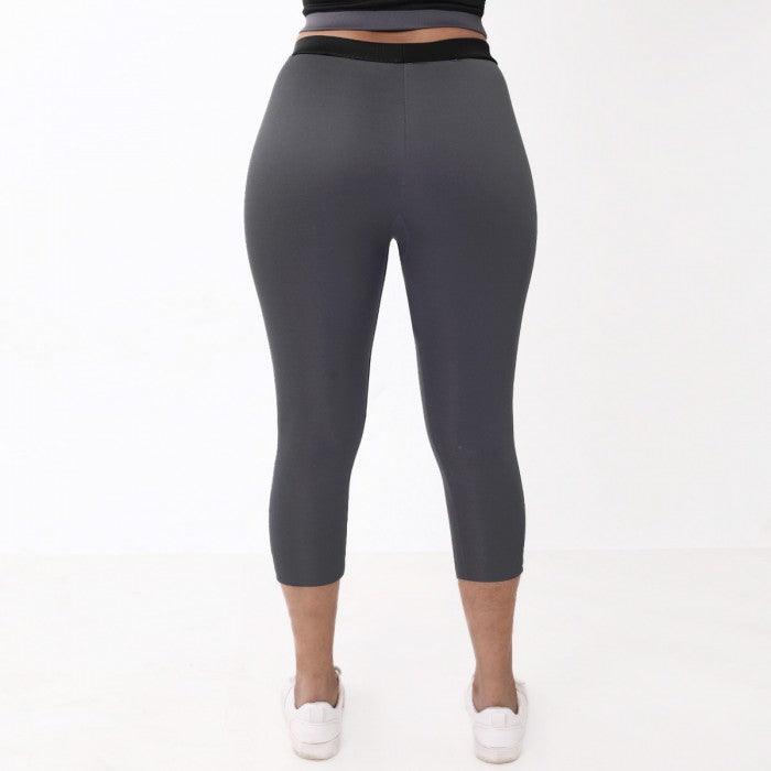 Lava Grey 3/4th Leggings: GymX Essential- Sale - GymX