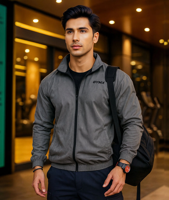 Lava Grey GymX Breeze Summer Windcheater - Sale
