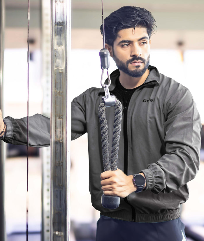 Lava Grey GymX Breeze Summer Windcheater - Sale