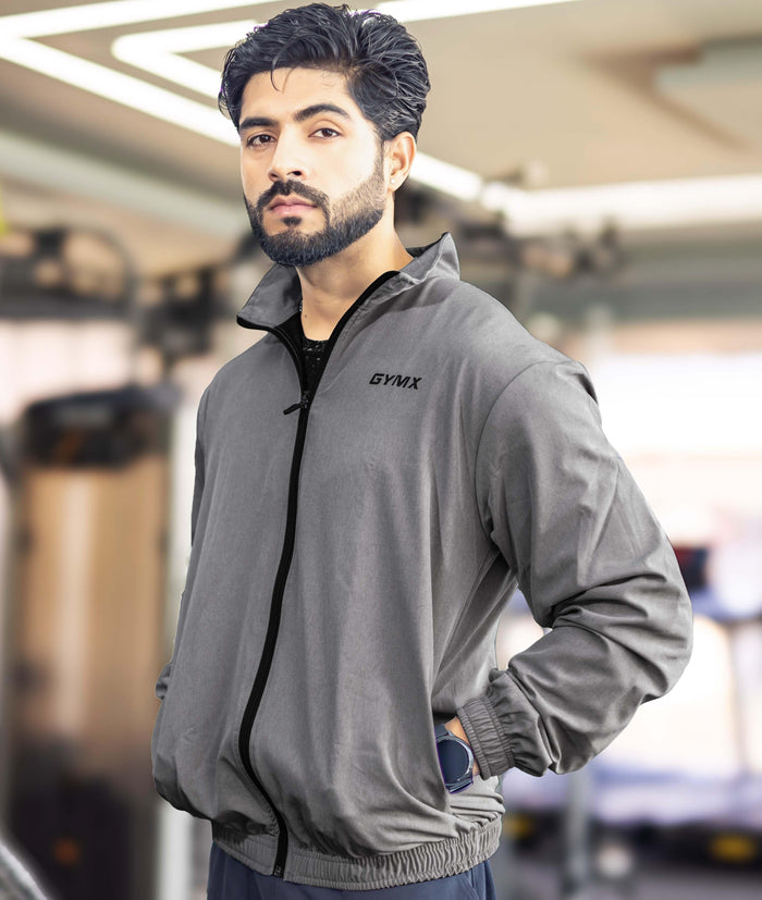 Lava Grey GymX Breeze Summer Windcheater - Sale