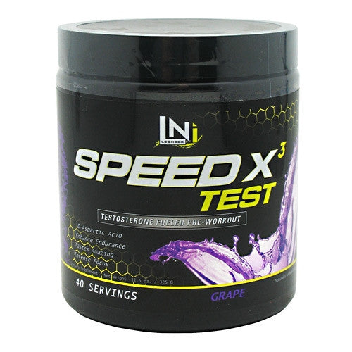 Lecheek Nutrition Speed X3 Test - Grape - 40 Servings - 040232183027