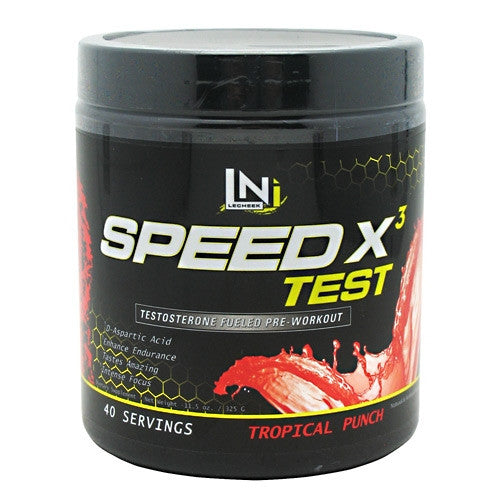 Lecheek Nutrition Speed X3 Test - Fruit Punch - 40 Servings - 040232183003