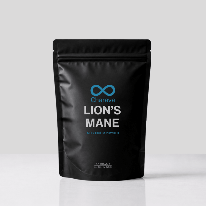 Lion's Mane Powder - 60 Grams - 30 Servings - Charava UK