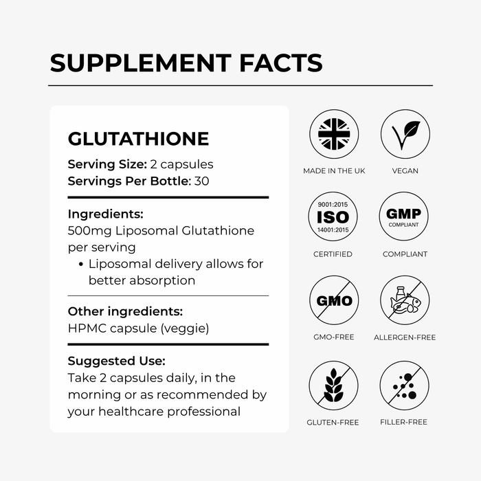 Liposomal Glutathione - Charava UK