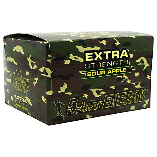 Living Essentials 5-Hour Energy Extra Strength - Sour Apple - 12 Bottles - 719410730123