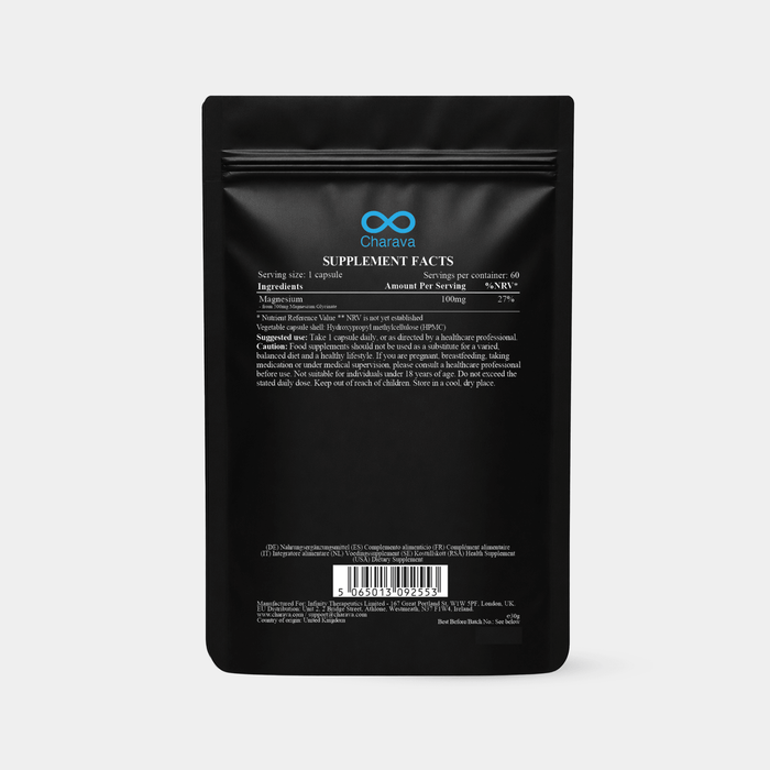 Magnesium Glycinate (Pouch) - Charava UK
