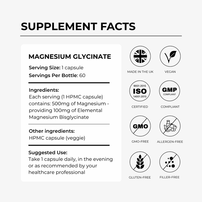 Magnesium Glycinate - Charava UK