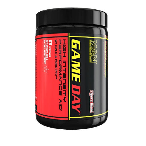 MAN Sports Game Day w/ GPLC & Pure PF3 - Tigers Blood - 60 Servings - 898684002256