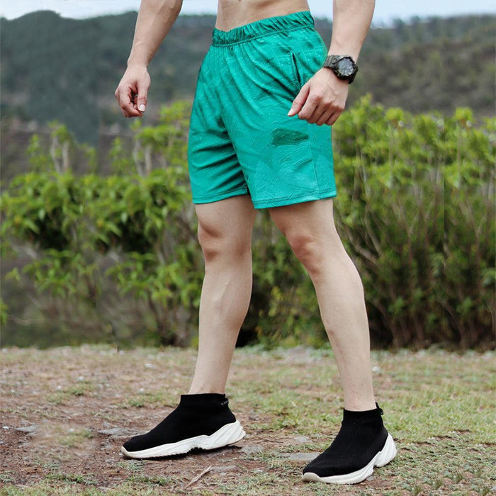 Marine Green shorts (4 way stretch) - Sale - GymX