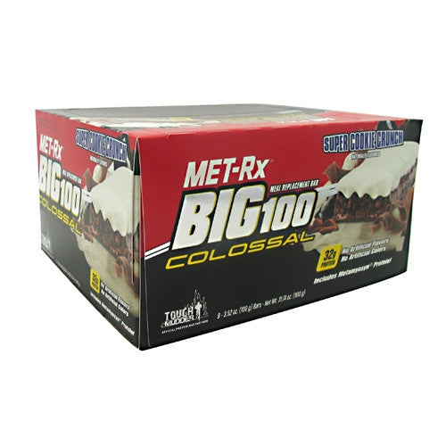 MET-Rx Big 100 Colossal - Super Cookie Crunch - 9 Bars - 786560557016