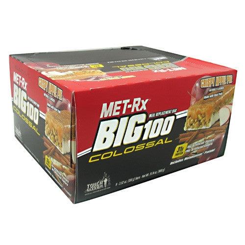 MET-Rx Big 100 Colossal - Crispy Apple Pie - 9 Bars - 786560557023