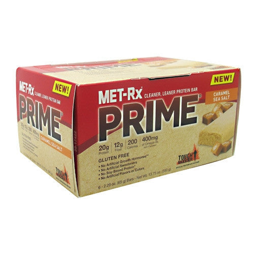 MET-Rx Prime - Caramel Sea Salt - 6 Bars - 786560553957
