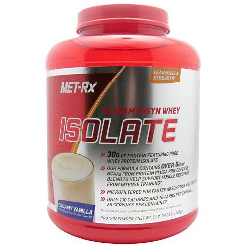 MET-Rx Ultramyosyn Whey Isolate - Creamy Vanilla - 5 lb - 786560312035