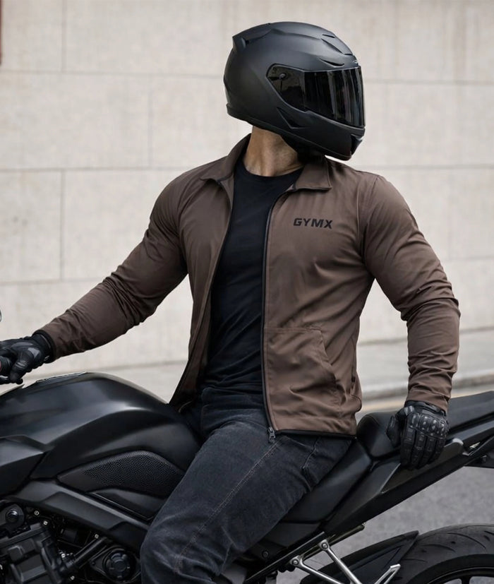 Metallic Brown Summer Jacket