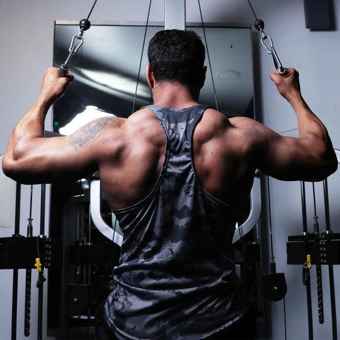 Moon Rock Grey Stringer- Meteorite GymX Series(Dry Fit) - Sale - GymX