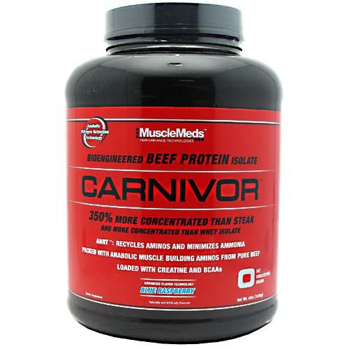 Muscle Meds Carnivor - Blue Raspberry - 4 lb - 891597002177