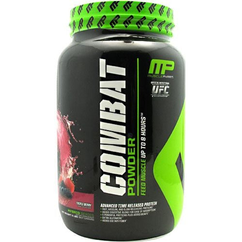Muscle Pharm Hybrid Series Combat Powder - Triple Berry - 2 lb - 736211050779