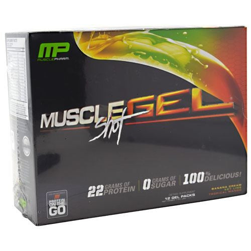 Muscle Pharm MuscleGel Shot - Variety - 12 ea - 736211991812