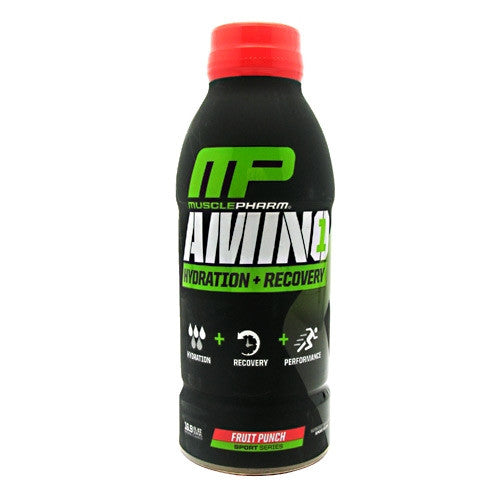 MusclePharm Amino 1 RTD - Fruit Punch - 12 Bottles - 019962525629