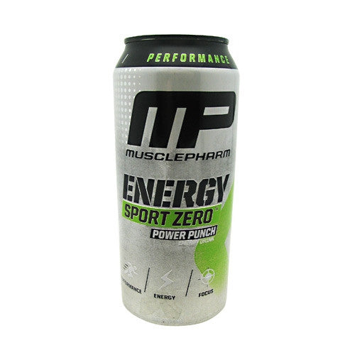 MusclePharm Energy Sport Zero - Power Punch - 12 Cans - 199625289270