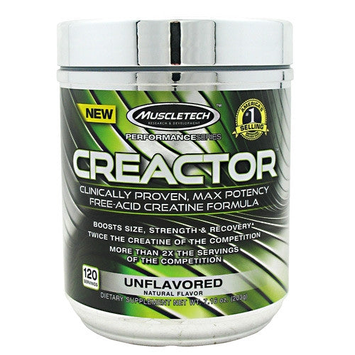 MuscleTech Creactor - Unflavored - 120 Servings - 631656708172