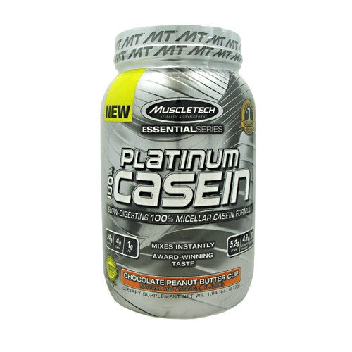 MuscleTech Essential Series 100% Platinum Casein - Chocolate Peanut Butter Cup - 1.94 lb - 631656707540