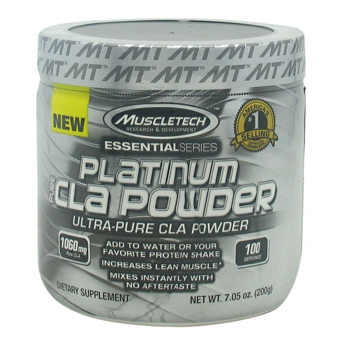 MuscleTech Essential Series Platinum Pure CLA Powder - Unflavored - 100 Servings - 631656705577