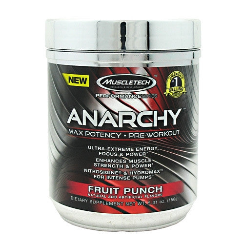MuscleTech Performance Series Anarchy - Fruit Punch - 30 Servings - 631656707854