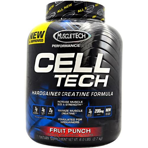 MuscleTech Performance Series Cell-Tech - Fruit Punch - 6 lb - 631656703214
