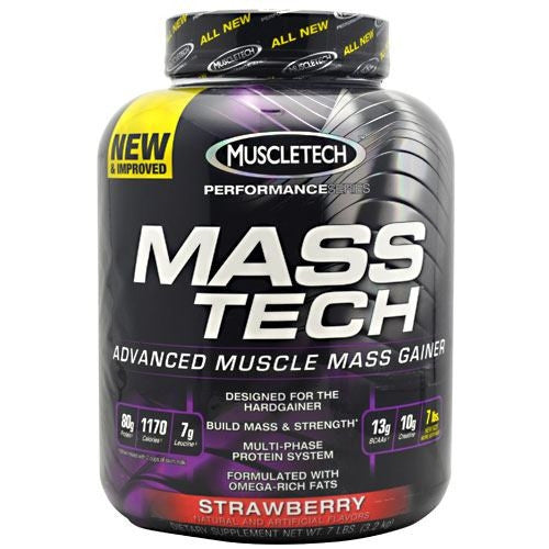 MuscleTech Performance Series Mass Tech - Strawberry - 7 lb - 631656703177