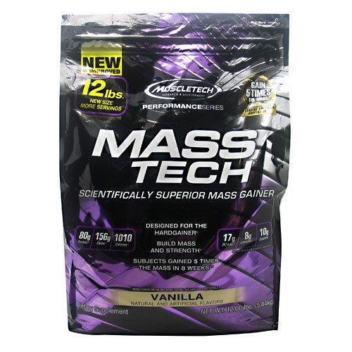 MuscleTech Performance Series Mass Tech - Vanilla - 12 lb - 631656708639