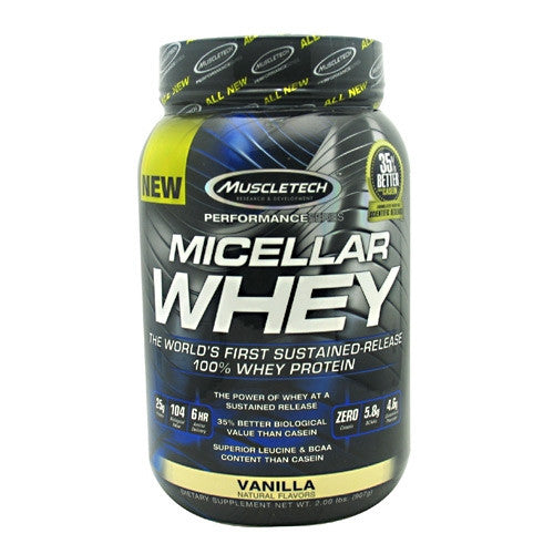 MuscleTech Performance Series Micellar Whey - Vanilla - 25 ea - 631656708165