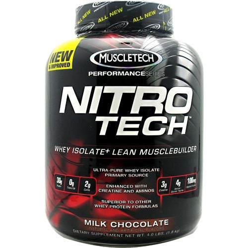MuscleTech Performance Series Nitro-Tech - Milk Chocolate - 4 lb - 631656703283